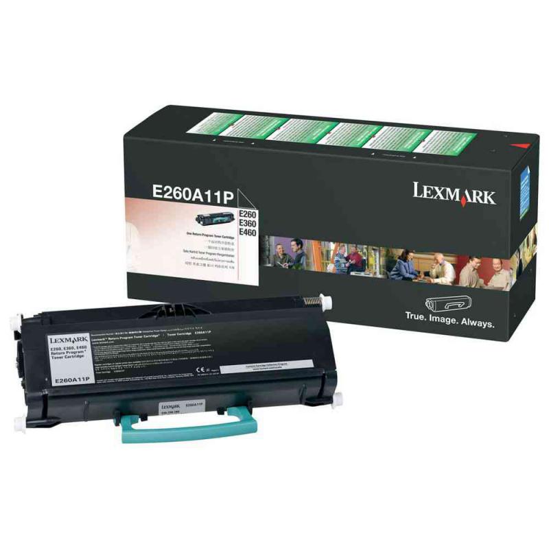 تونر کارتریج لیزر مشکی Lexmark E260A11P غیر اورجینال-طرح چین