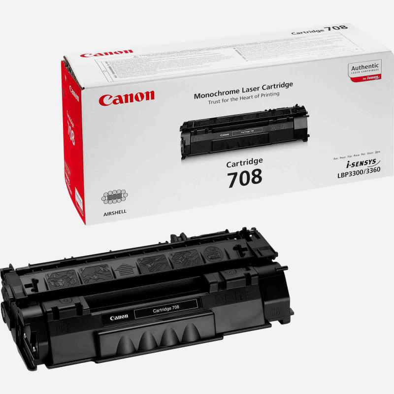 تونر کارتریج لیزر مشکی CANON 708 غیر اورجینال-طرح چین