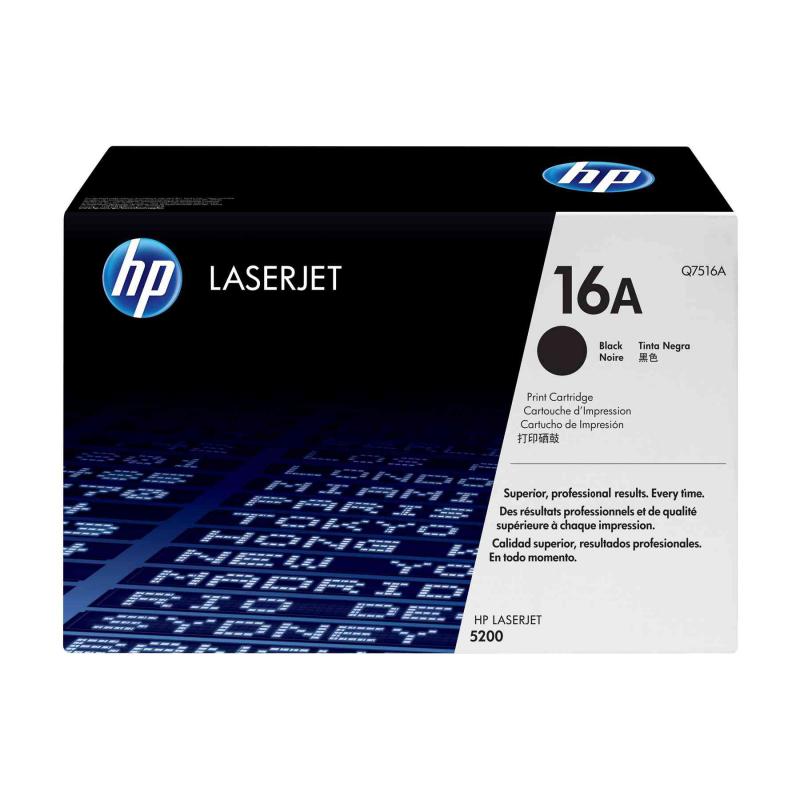 تونر کارتریج لیزر مشکی hp 16a غیر اورجینال-طرح چین